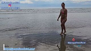 wearing a small pink belt bikini left me very concupiscent.