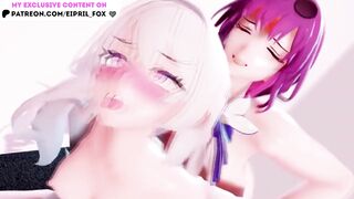 Futanari Kafka screws with Firefly and Silverwolf Futa Honkai Star Rail 3some Manga