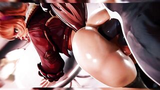 Marvel Rivals & Overwatch Anal + Riding Shemale hentai compilation┃CG Animation┃4k