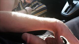 Interrupted Oral-job in Public Outdoor Car Park