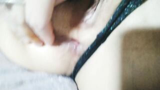 mother I'd like to fuck Screws Herself HARD with Fox Tail Anal Plug til Her CONSTRICTED BOOTY is BEATUP