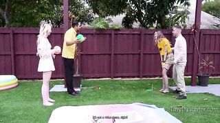 Headphones Off, Stepdaughter Exchange Takes Off