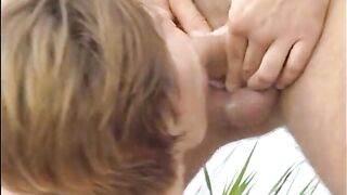 Kinky chap screws brunette hair doxy with extraordinary insertion previous to this babe sucks his tool