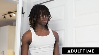 ADULT TIME - Gamer Ryan Jacobs & Roommate Jade Crave Turn Shoulder Massage Into Jerk Off Session