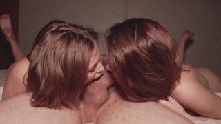 Teen Three-some Ends with Facial Surprise