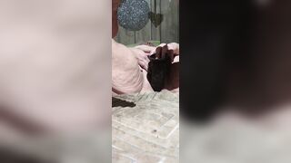 In Her Cunt Goes the Large Ebony Penis