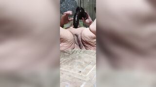 In Her Cunt Goes the Large Ebony Penis