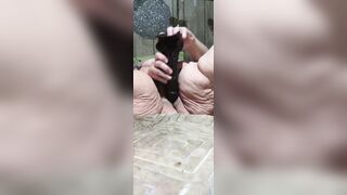 In Her Cunt Goes the Large Ebony Penis