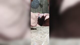 In Her Cunt Goes the Large Ebony Penis