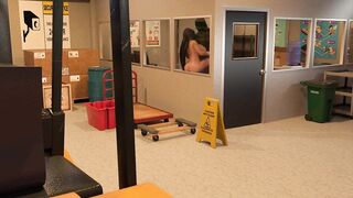 Tifa's Darksome Heaven: Cuckold Jerks off and See His Hotty Getting Pounded Hard and Creampied by His Boss - Movie scene 40