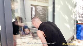 CUCKOLD XXX - Nasty bimbo Chloe Heart cuckold sex