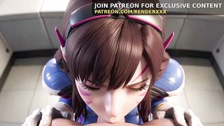 CG Dream: D.va Invites Herself Over