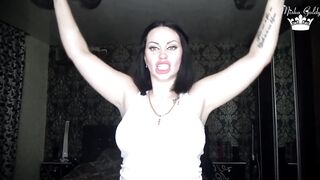 Meaty shoulders muscles worship! Sport motivation for pathetic loser like u !