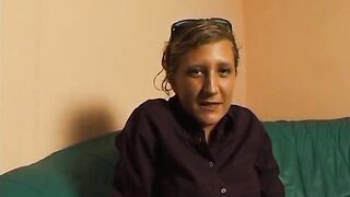 Tiny titted golden-haired rubs and fingers her vagina at the casting