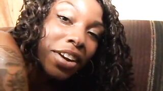 Breathtaking chubby breasty wench gets her vulva banged by biggest ebony dong
