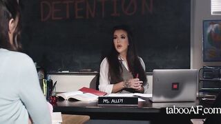 Detention Harlots Ordered To Bang During the time that Teacher Watches