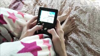 Beauty Showing Hot Feet Playing Old Games FOOT FETISH - Nina Yo