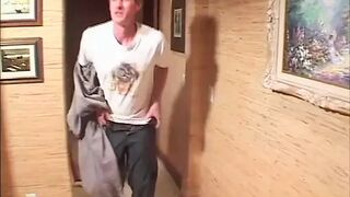 Hawt golden-haired large anal permeated