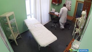 Fake Hospital - Beautiful Patient Prepped for Doctor's Oral pleasure Medication: a Hawt Hospital Rencounter