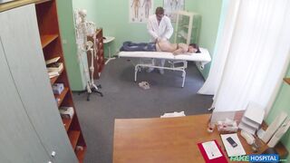 Fake Hospital - Beautiful Patient Prepped for Doctor's Oral pleasure Medication: a Hawt Hospital Rencounter