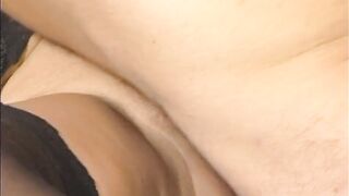 Three-some with large booty woman