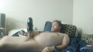 Lonely Dude Uses Anal Toy and Masturbator to Satisfy Himself