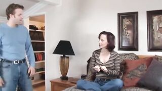 Bad Cutie Ericka Lockett Screwing in the Couch with Her Breasts