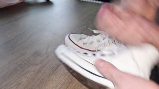 Cum on tiny Converse