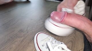 Cum on tiny Converse