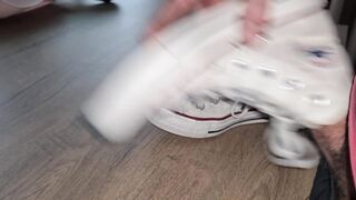 Cum on tiny Converse
