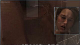 John Screwing His Ally Wife Shaggy Vagina In Shower