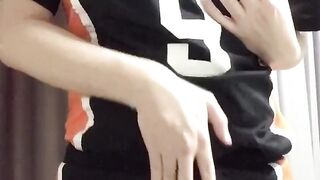 Haikyuu Kageyama Cosplay masturbation