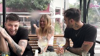 American journey floozy gets 1st double penetration by 2 latinos in Buenos aires ft. BOB LARGE TULA