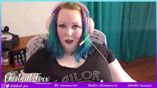 Gamer Cutie Spanks and Masturbates on Stream - PREVIEW