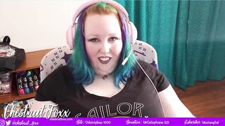 Gamer Cutie Spanks and Masturbates on Stream - PREVIEW