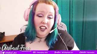 Gamer Cutie Spanks and Masturbates on Stream - PREVIEW