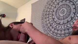 Playboy Casting Director gets sucked and screwed by goregous tan model