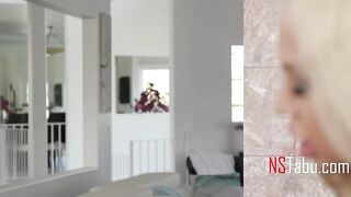 Breasty Blond mother I'd like to fuck Wants Neighbour Anal And Titty Glazing