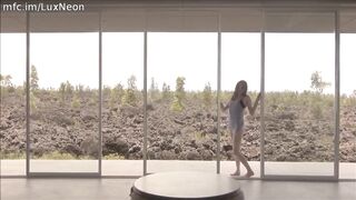 Epic Outdoor Hawaii View Striptease and Erotic Dancing