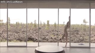 Epic Outdoor Hawaii View Striptease and Erotic Dancing