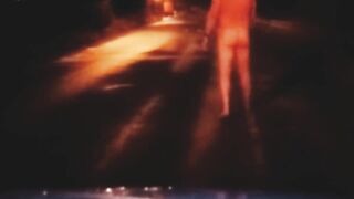 Stripped in street