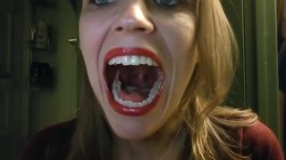 Throat Voyage & Self Dentistry - teeth scraping, tools, uvula investigation