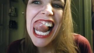 Throat Voyage & Self Dentistry - teeth scraping, tools, uvula investigation