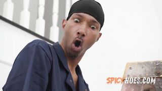 Hawt Golden-haired Twat Gets Banged by 2 Ebony Men - Cubbi Thompson