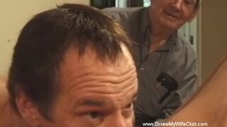 Spouse Watches Large Tit Swinger Wife Screw A Stranger