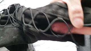 Cum on highboots