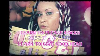 Learn to please dongs learn to give valuable head