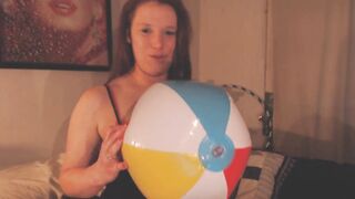 Beach Ball Enjoyment - Inflatables Fetish