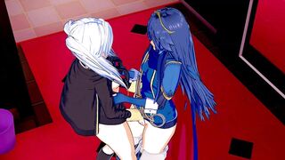 Fire Emblem - Lucina X Robin Scissoring (CG Anime)