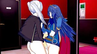 Fire Emblem - Lucina X Robin Scissoring (CG Anime)